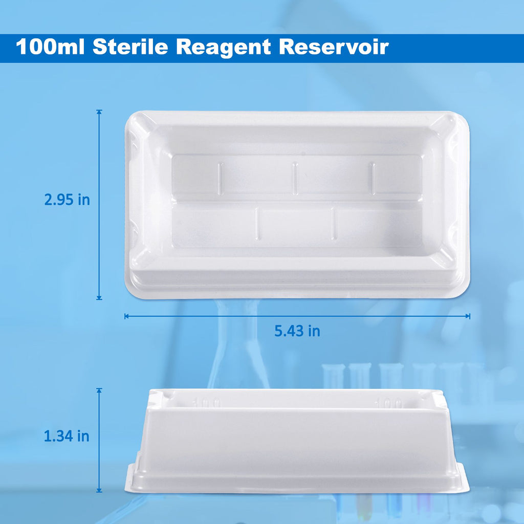 Biologix® Solution Basins-PS, 100 mL, White, Sterile, Individually Packaged, 1 /Bag, 50 Bags/Case