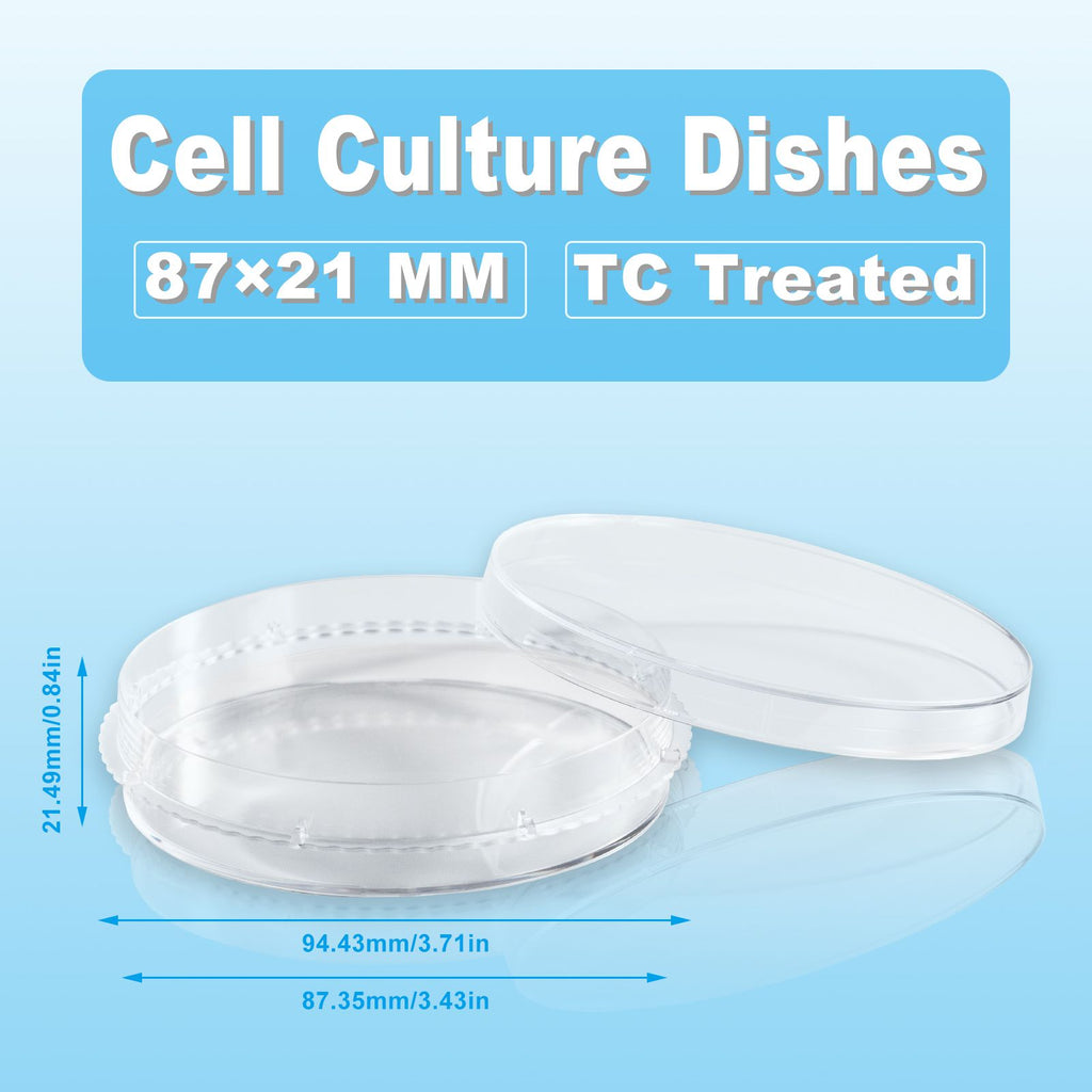 Biologix® Cell Culture Dishes-100x20mm, Sterile, with External Grip, 10 /Bag, 20 Bags/ Case
