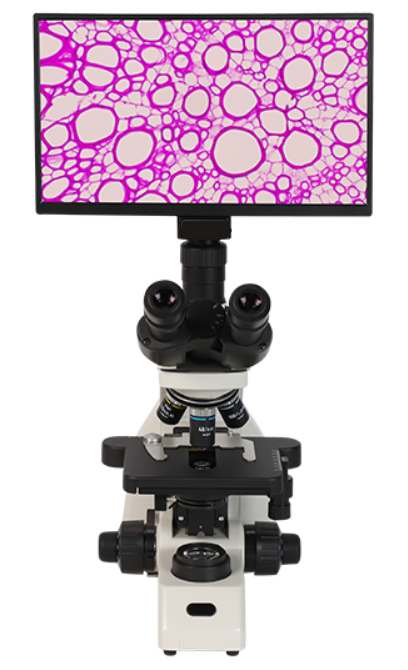 AUC5-252-LCD Digital & Optical WIFI LED Biological Microscope