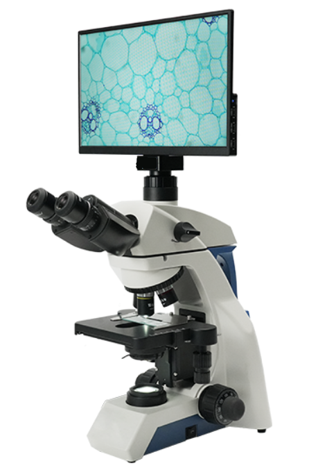 AUC5-253 / AUC5-254 LCD Digital & Optical Biological Microscopes – 13.3″ 4K Display