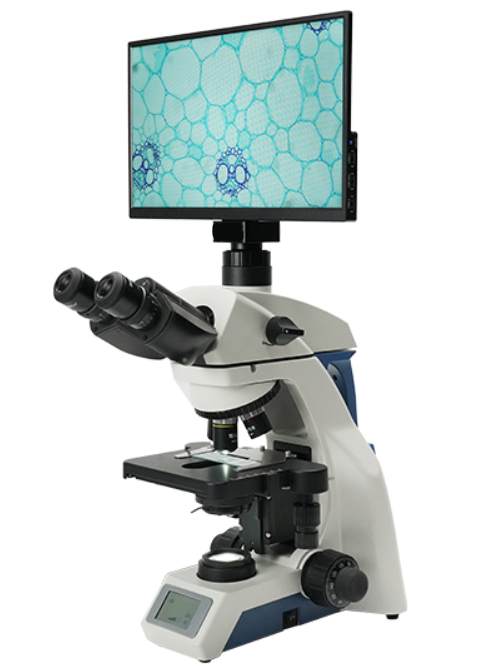 AUC5-253 / AUC5-254 LCD Digital & Optical Biological Microscopes – 13.3″ 4K Display