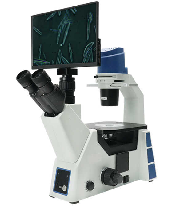 AUC5-291-LCD Digital & Optical WIFI Inverted LED Transmitted Biological Microscope