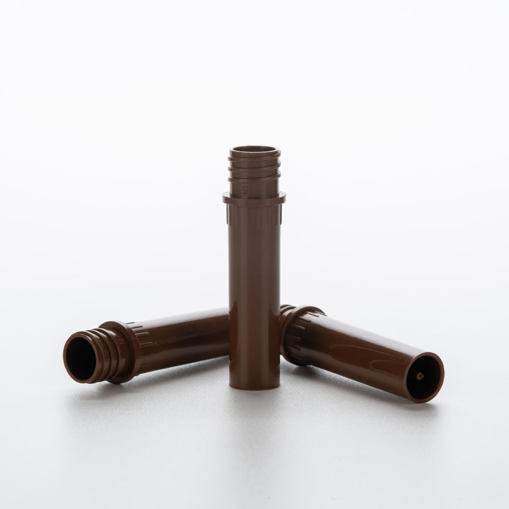 Biologix® Screw Cap Brown Microtubes-0.5 mL (Self-Standing), 500/Pack, 5000/Case