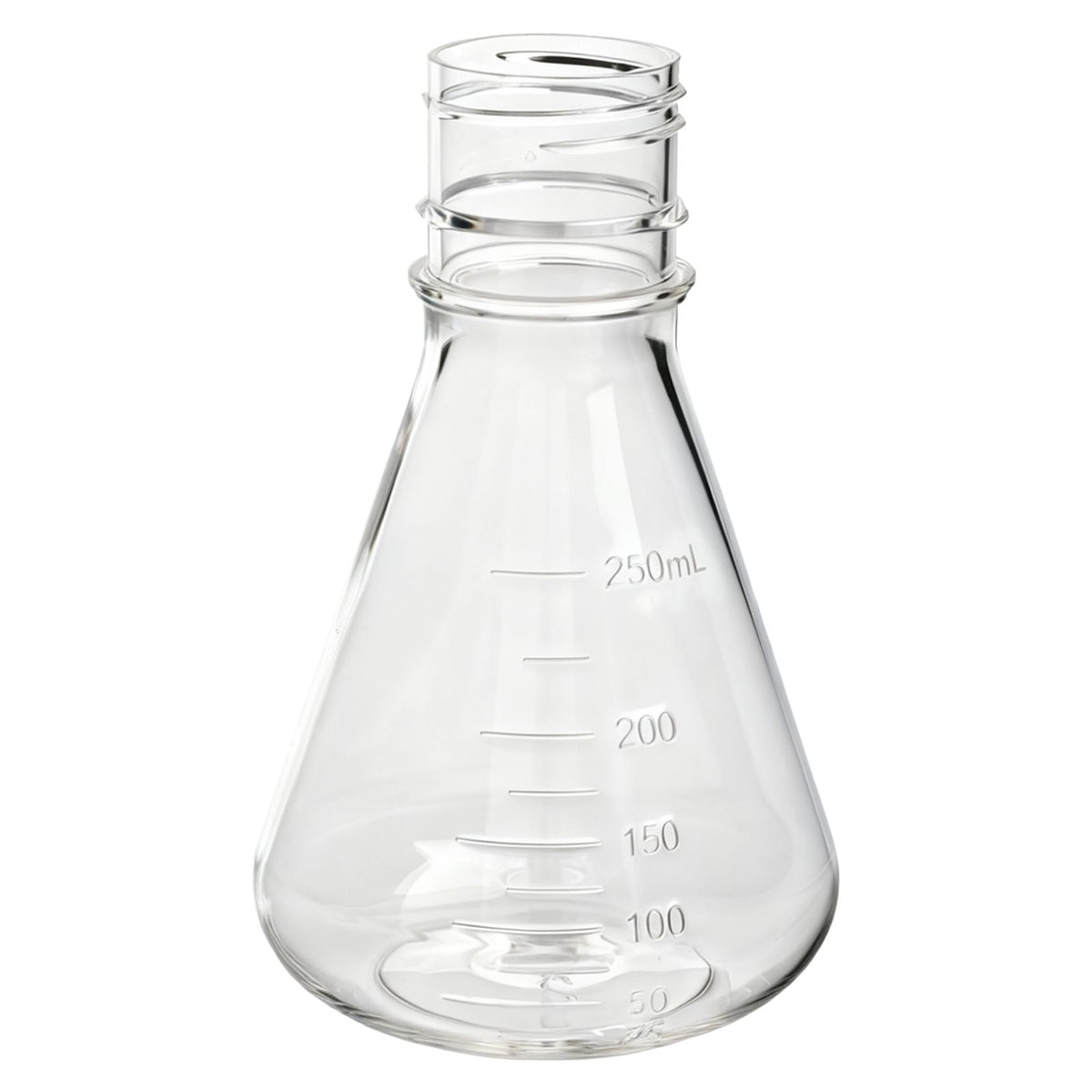 Biologix® 250ml Bacterial Culture Erlenmeyer Flasks, PC material, 12 Pcs/Case