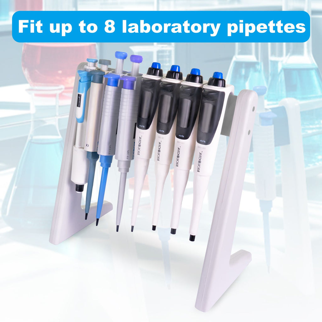 Biologix® Pipette Linear Stand, Holds Up to 6 Pipettors, 1 Piece/Case