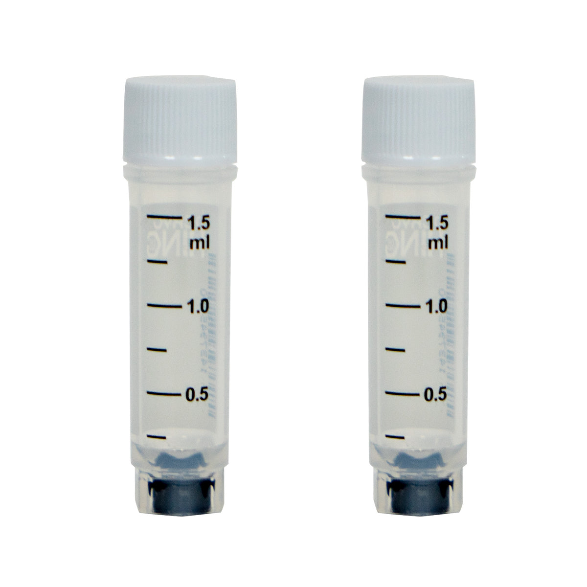 CryoKING® Cryogenic Vials Side & Bottom Barcoded-1.5mL, External Thread, 25/Bag, 1000/Case