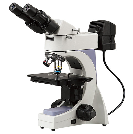 AUC-MET-00 Series Metallurgical Microscope Plan Achromatic lenses, Brightfield Halogen (Education / Laboratory Grade)