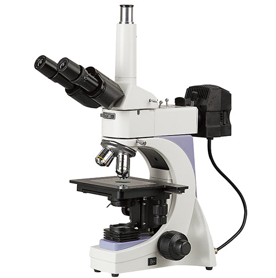 AUC-MET-00 Series Metallurgical Microscope Plan Achromatic lenses, Brightfield Halogen (Education / Laboratory Grade)