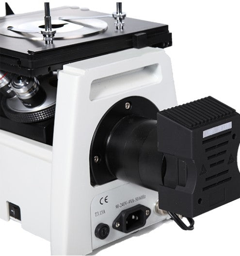 Inverted Metallurgical Microscope – Trinocular & LED Brightfield