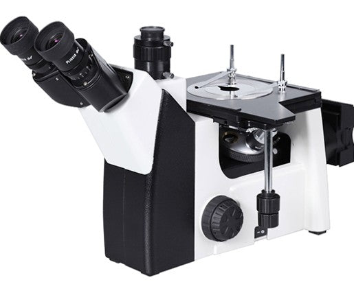 Inverted Metallurgical Microscope – Trinocular & LED Brightfield
