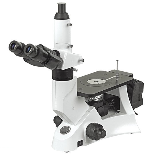 AUC-600B-I Series Inverted Metallurgical Brighfield / Halogen Microscope with Choice of Stage