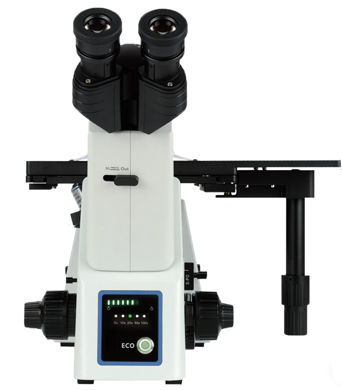 AUC-635 Series Ergonomic Inverted Metallurgical Halogen Microscope with Brightfield / Darkfield Options