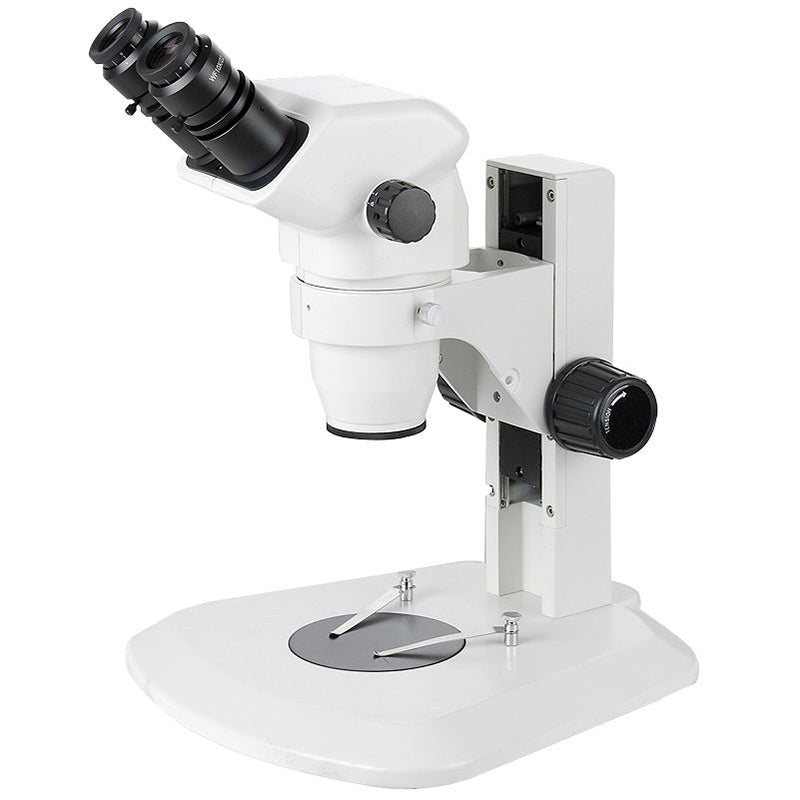 AUC-336-D series Binocular Stereo Zoom 1x - 6.7x Microscope with Stand Options (Inclined 45 Degree Head)
