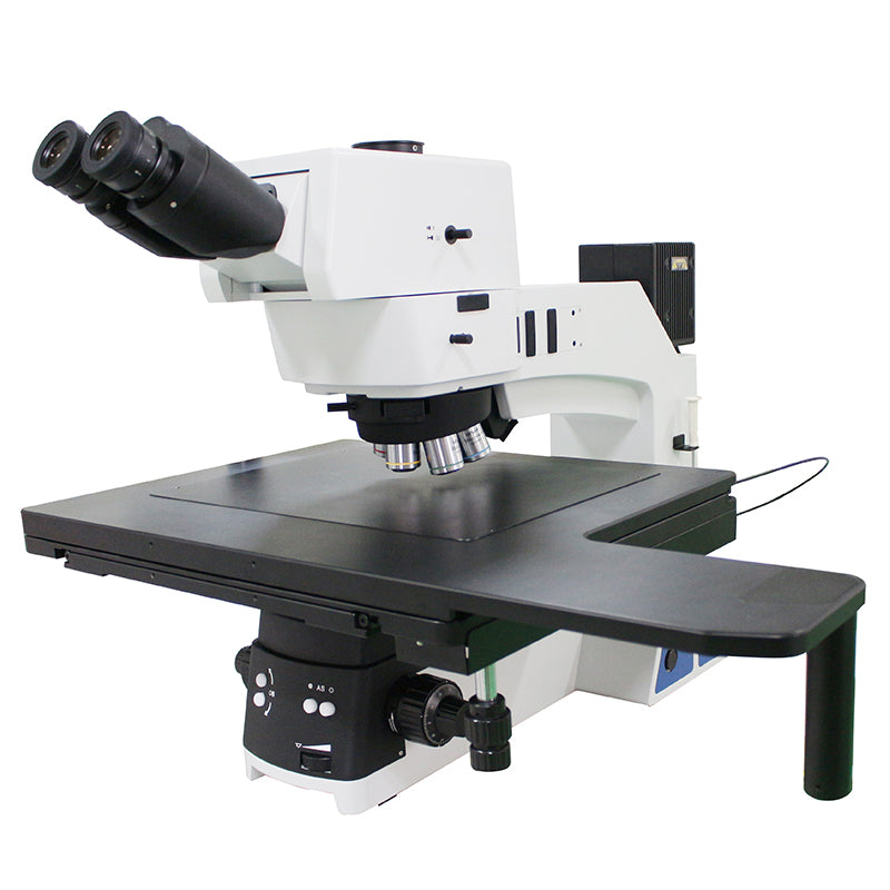 AUC-460-TRF transmitted and reflected wafer inspection microscope