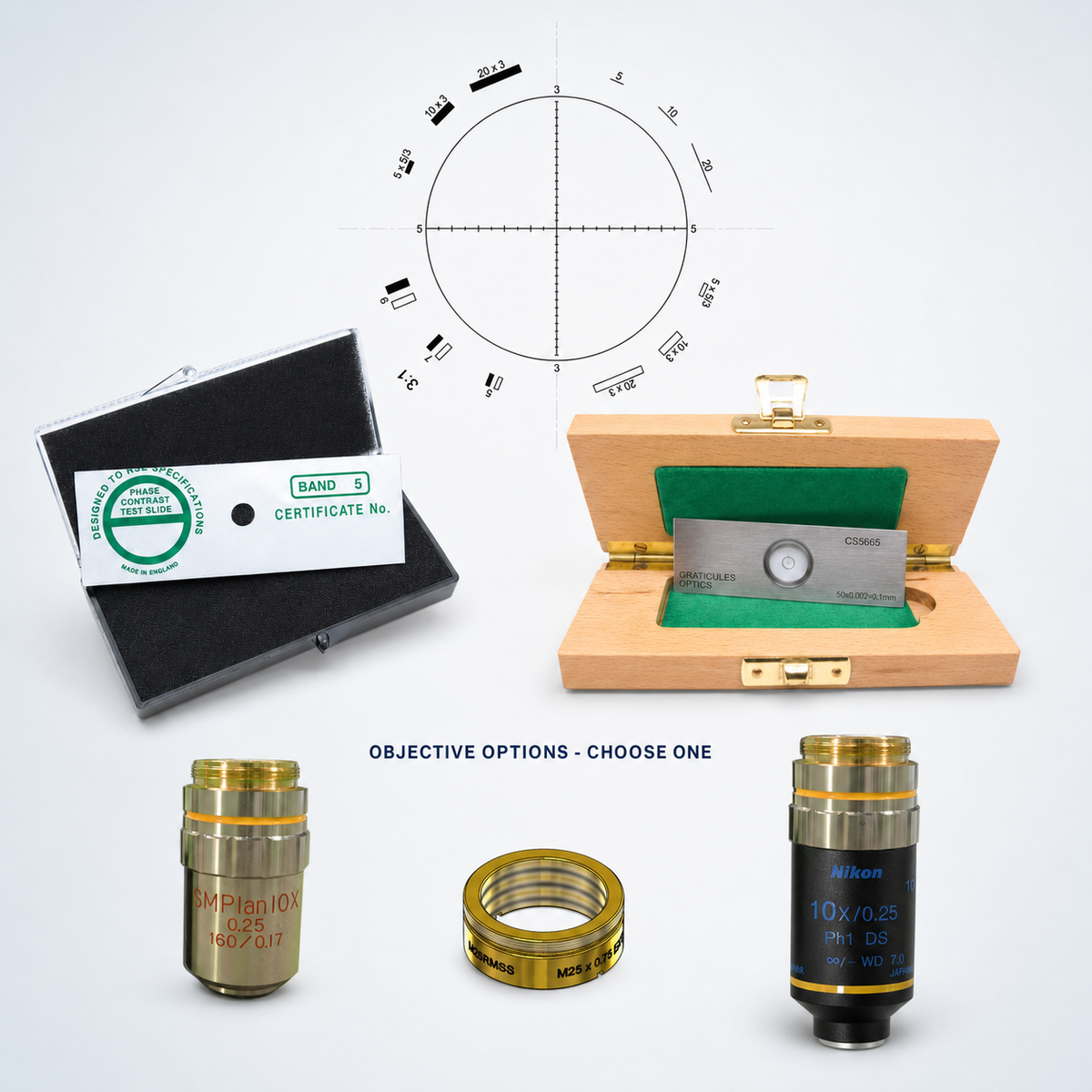 Professional Asbestos Analysis Kit for a variety of Microscope Manufacturers