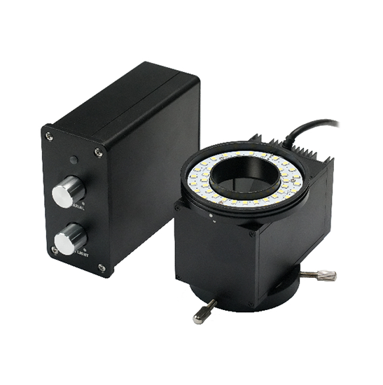 LED External Coaxial & Ring Light Illuminator for Stereo Microscopes