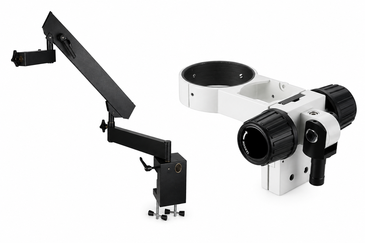 Long Reach Articulated Arm Microscope Stand with Options