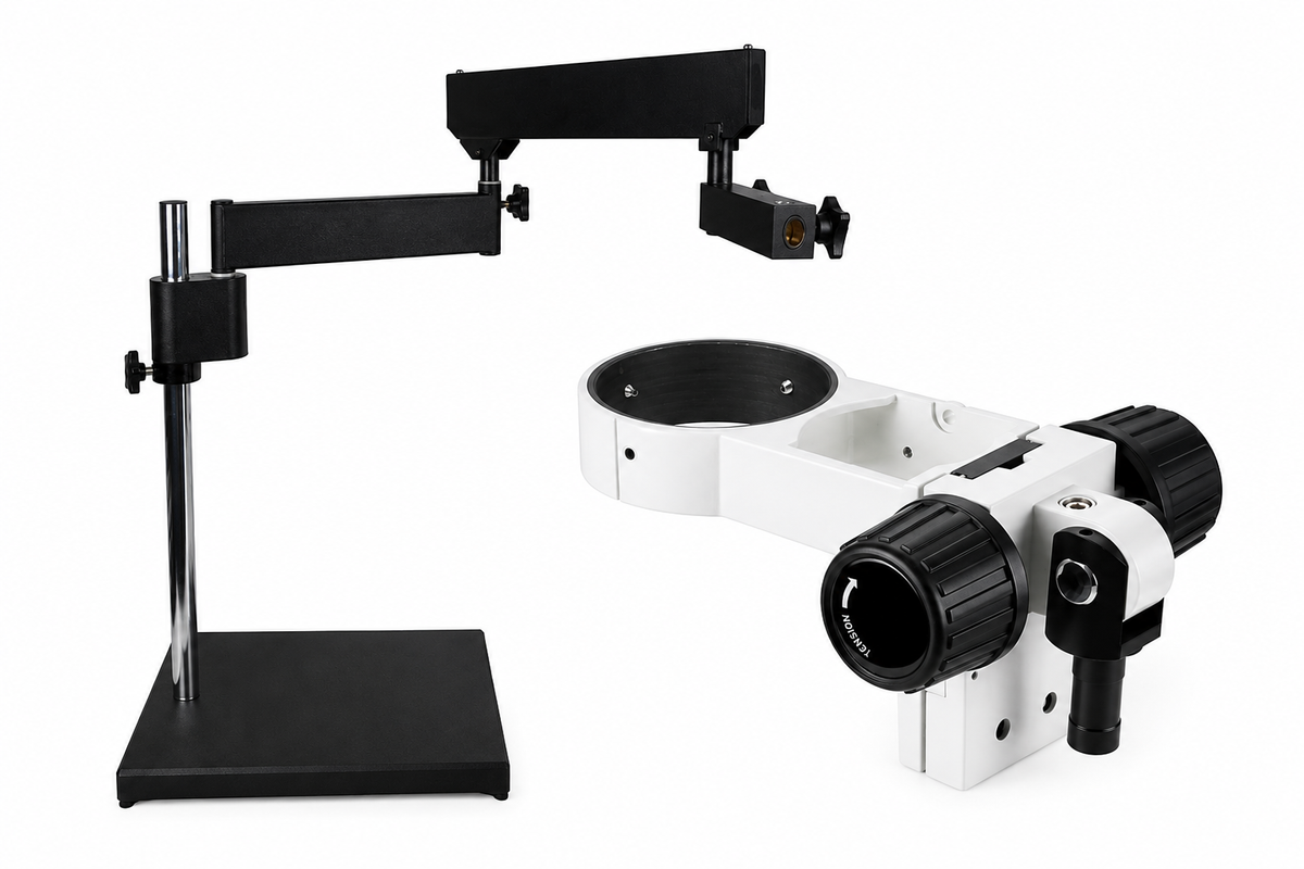 Long Reach Articulated Arm Microscope Stand with Options