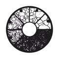 Microscope Eyepiece Reticules (Graticules) G42 ASTM E112 Plate 1 Grain Sizing Disc