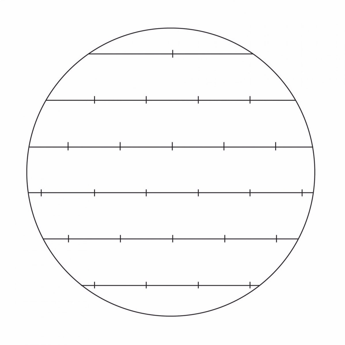 Microscope Eyepiece Reticules (Graticules) G49 Henning Reseau Pattern - Zeiss Integrating Disc 1