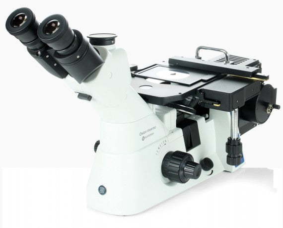 Oxion Inverso Inverted Material Microscope Brightfield with Polarisation & Kohler illumination