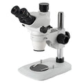 AUC-336-T series Trinocular Stereo Zoom 0.67x - 4.5x Microscope with Stand Options (Inclined 45 Degree Head)