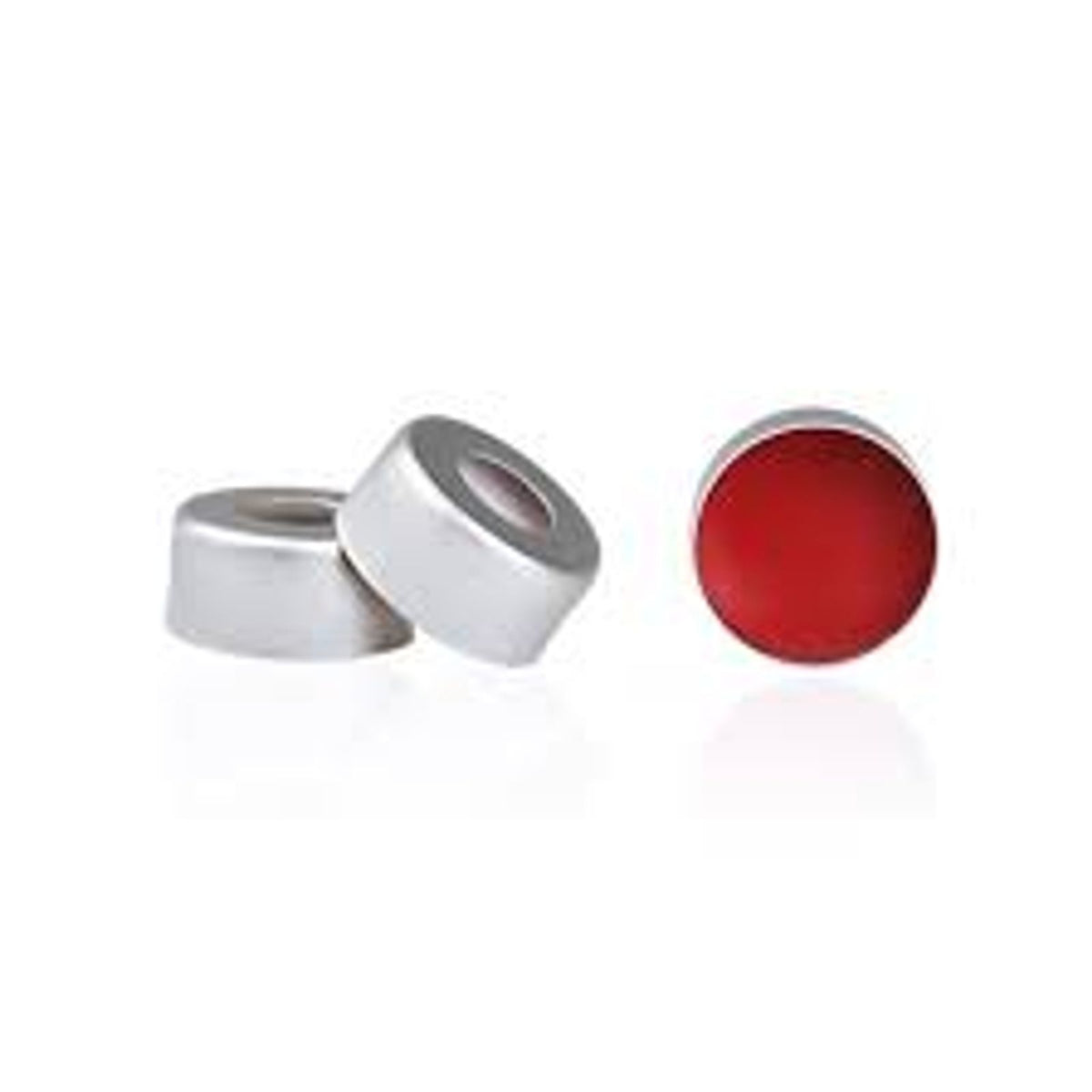 Yorlab 11mm open top crimp cap with septa