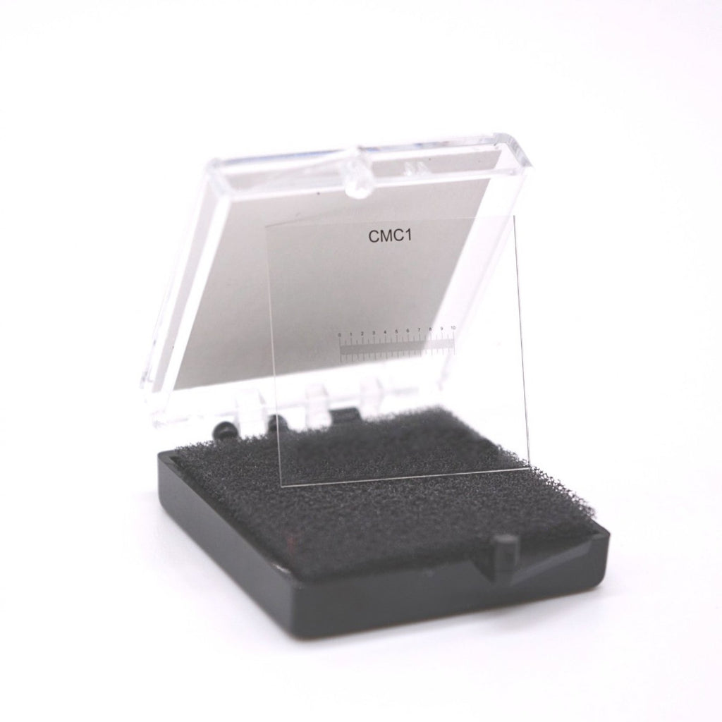Corrective Microscope Coverslips : CMC1 Horizontal Scale 10mm/0.1mm (25pcs per box)