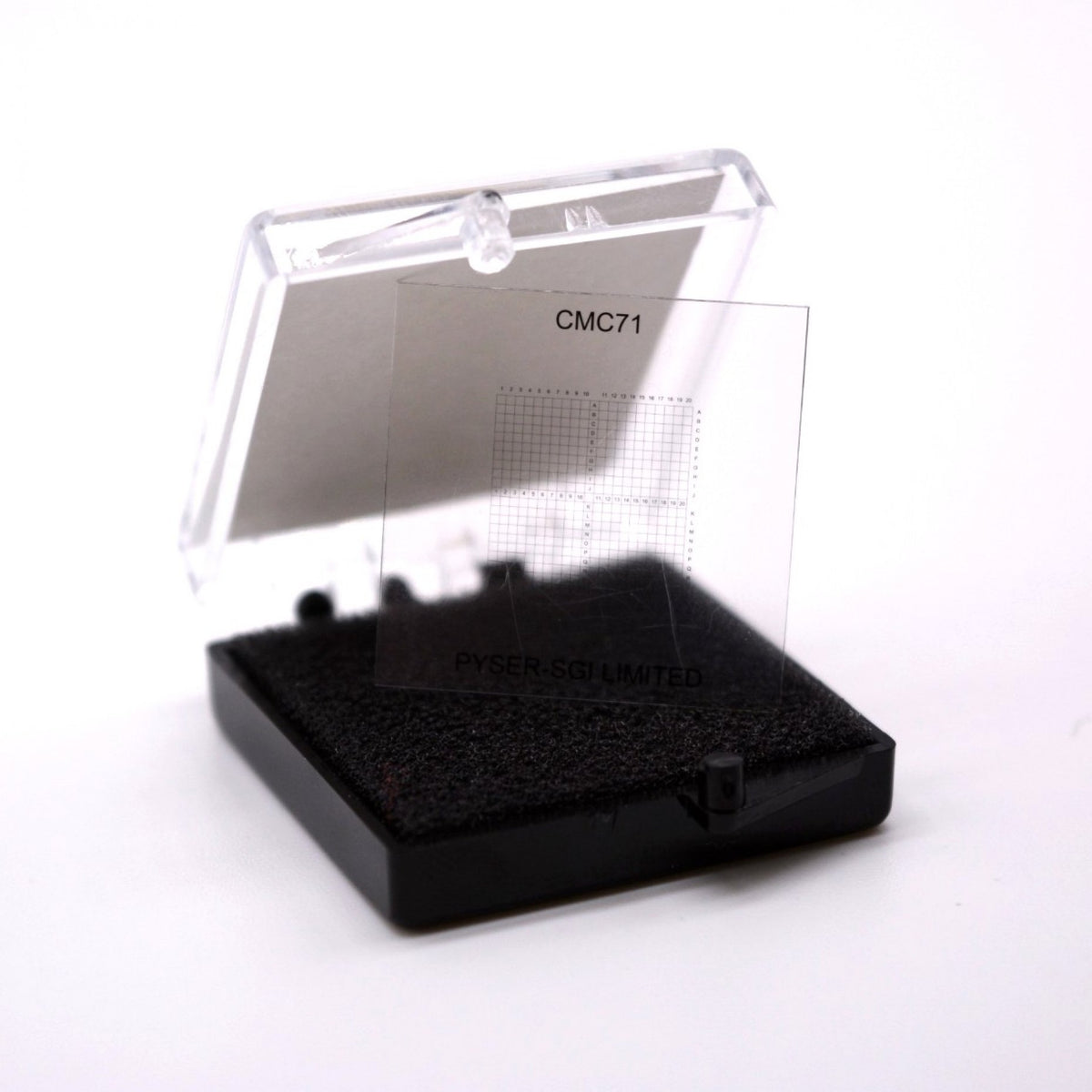 Corrective Microscope Coverslips : CMC71 Indexed Grid 0.5mm Pitch Squares (25pcs per box)