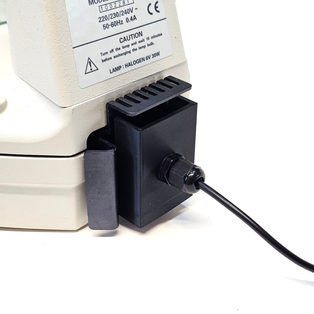 Rear LED illuminator for Nikon stereomicroscopes with C-DSS (C-DSD, C-BD) transmitted light stand