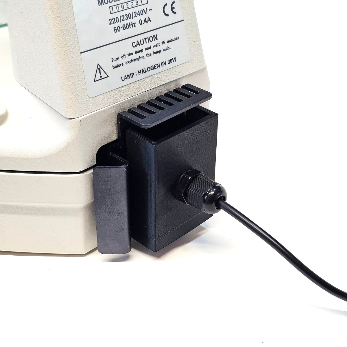 Rear LED illuminator for Nikon stereomicroscopes with C-DSS (C-DSD, C-BD) transmitted light stand
