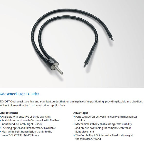 SCHOTT Fibre Optic Light Guides for KL 300 LED