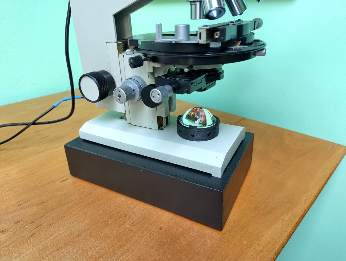 LED upgrade kit for Lomo Biolam microscopes with mirror base