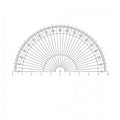 Microscope Eyepiece Reticules (Graticules) NE25 Half Protractor