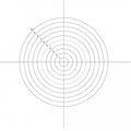 Microscope Eyepiece Reticules (Graticules) NE47 Concentric Circles 2mm-20mm