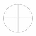 Microscope Eyepiece Reticules (Graticules) NE54 Vertical Gauge Lines 0.2mm apart + Horizontal Line