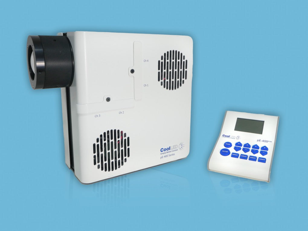 CoolLED pE-400max Four-Channel High-Speed LED Fluorescence Illumination System