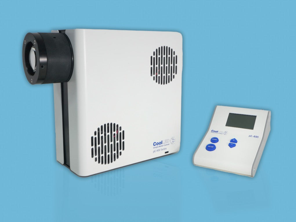CoolLED pE-400 Four-LED Fluorescence Microscope Illumination System