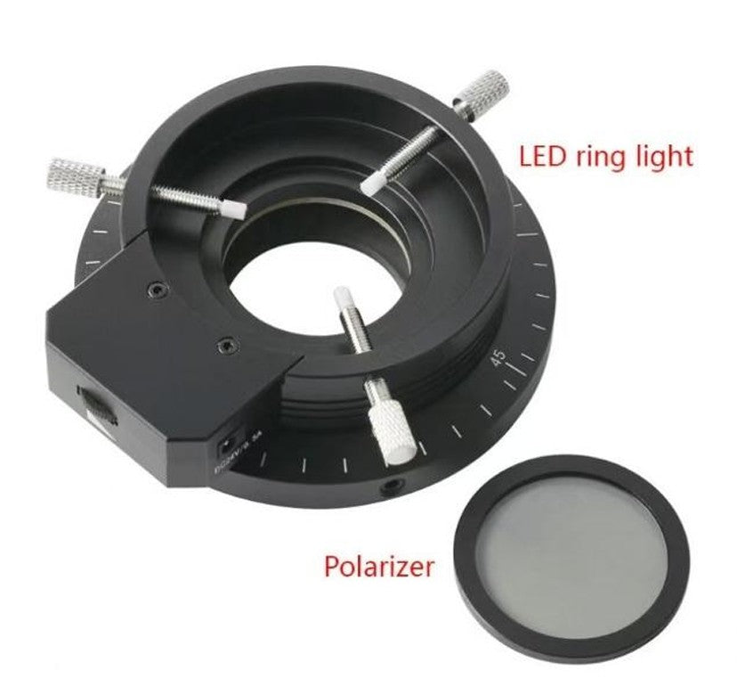 LED Polarising Ring light (Aluminium Alloy) Rotatable