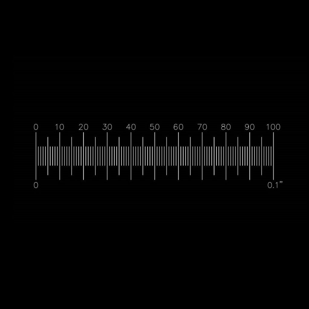 PS4R Stage Micrometer 0.1''/0.001'', Reflected Light