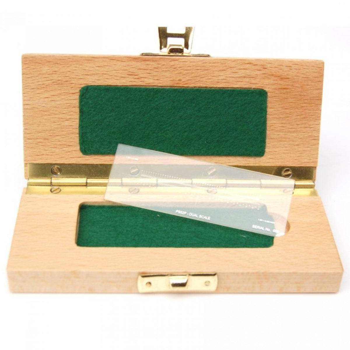 PS52N Dual Scale Calibration Slide 50mm/0.1mm and 2''/0.005'', Reflected Light