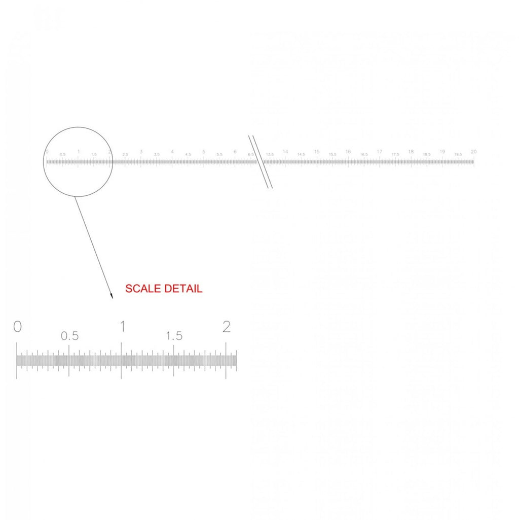 PS25 Calibration Slide for Hardness Testers - Vickers/Rockwell