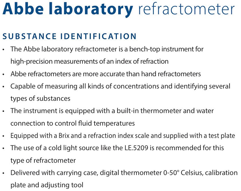 Abbe Laboratory Refractometer