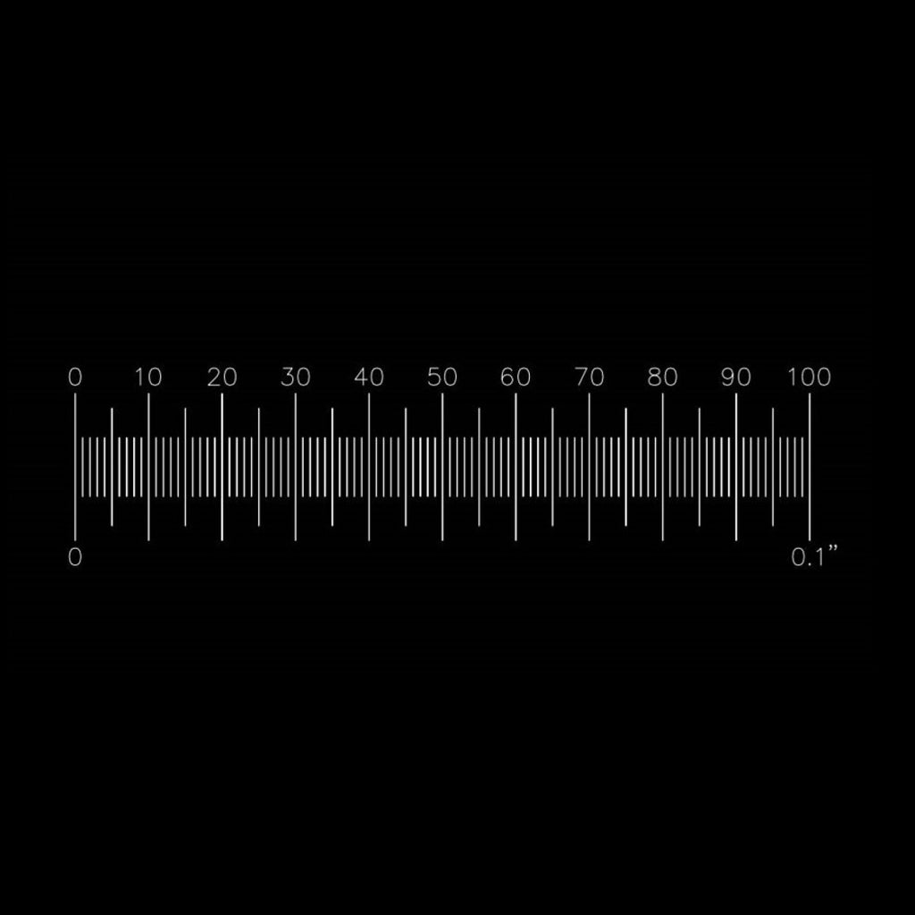 S4R Stage Micrometer 0.1''/0.001'', Reflected Light