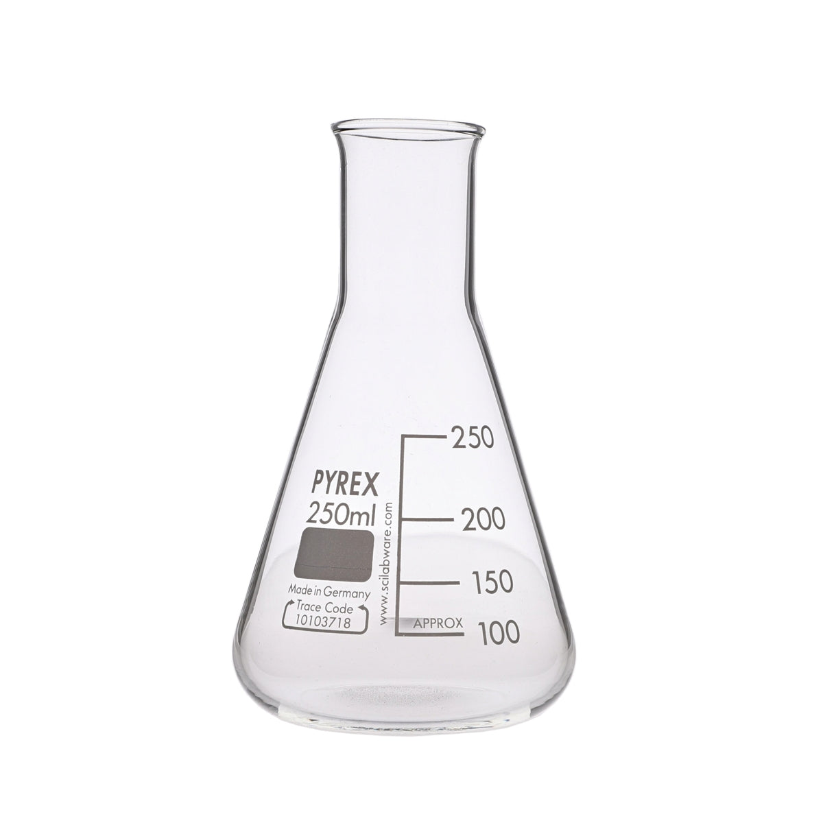 PYREX narrow-neck conical Erlenmeyer flask