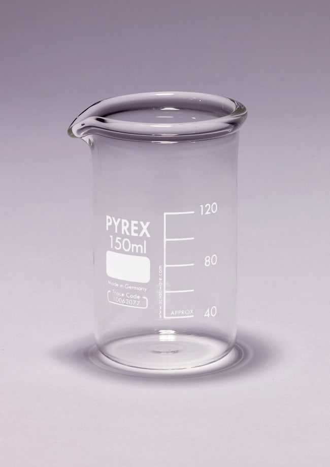 Scilabware PYREX heavy duty tall form beaker with spout