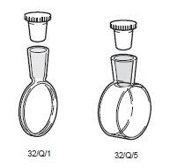 Starna Type 32 UV quartz cylindrical cells