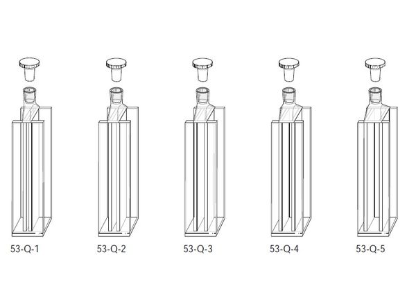 Starna Type 53 dual-path UV quartz fluorimeter cells