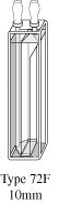 Starna Type 72-F fluorescence flow cell