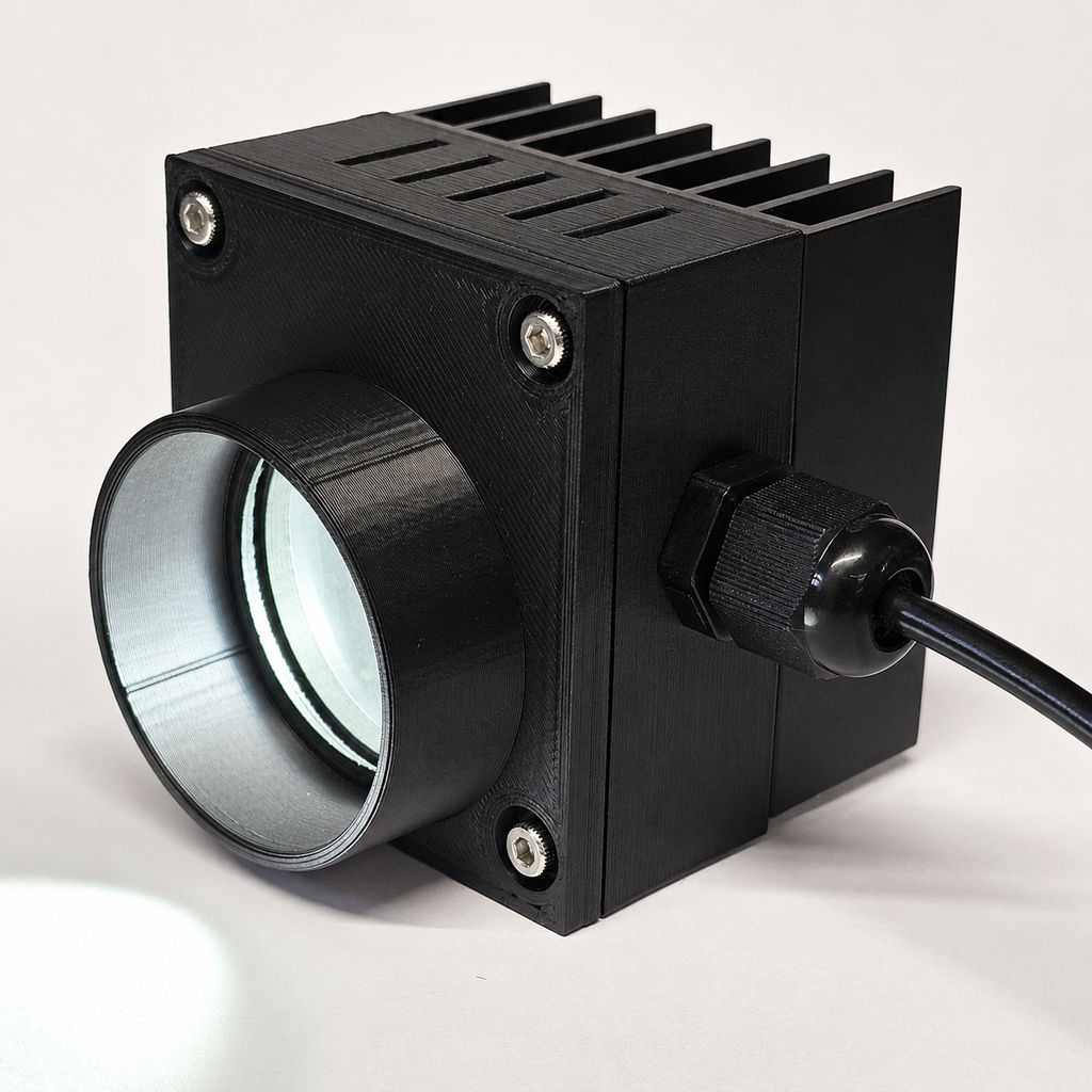 Rear LED illuminator for Olympus SZ40 and SZ61 stereomicroscopes with external control